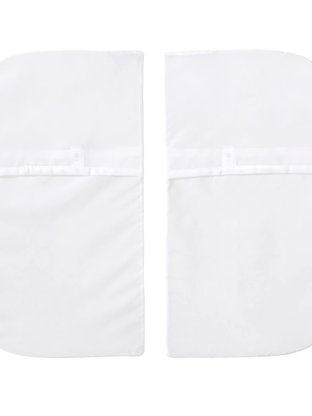 Halo Twin Bassinest White Fitted Sheet, 2-Pack